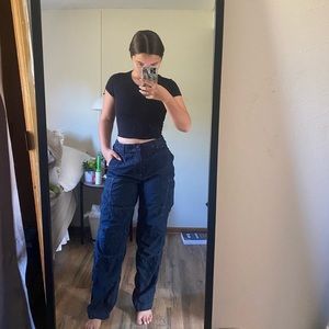 Blue cargo pants - size 29 men’s - 2-4 women’s